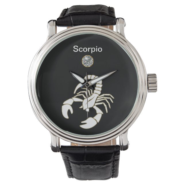 Reloj De Pulsera Escorpio Zodiac Writing Watch (Anverso)