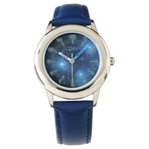 Reloj De Pulsera Escorpión de la muestra del zodiaco