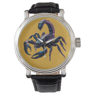 Reloj De Pulsera Escorpión negro venenoso