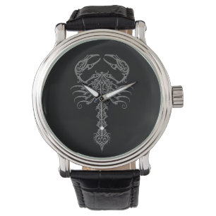 Reloj De Pulsera Escorpión tribal oscuro