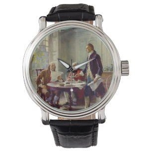 Reloj De Pulsera Escribiendo la Declaración de Independencia (EEUU)