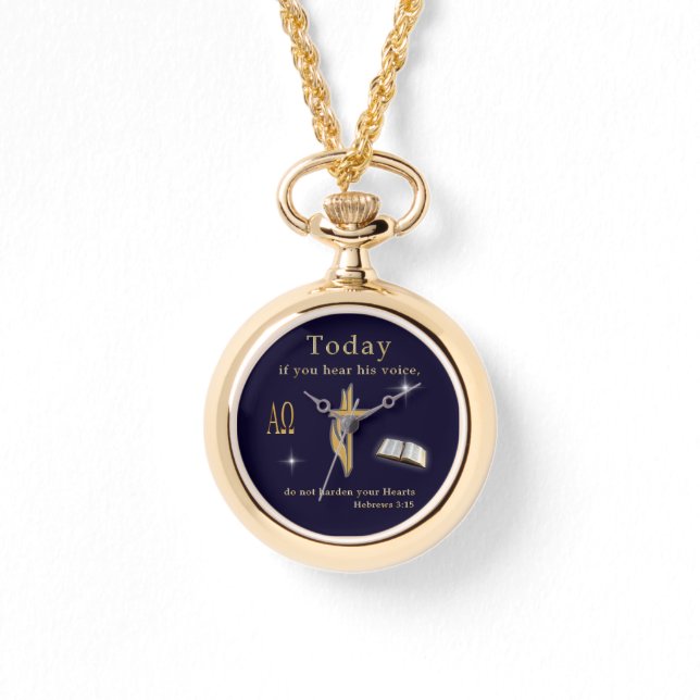 Reloj De Pulsera Escritura bíblica cristiana (Anverso)