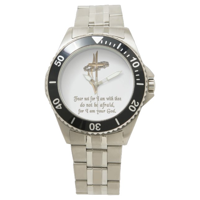 Reloj De Pulsera Escritura cristiana (Anverso)