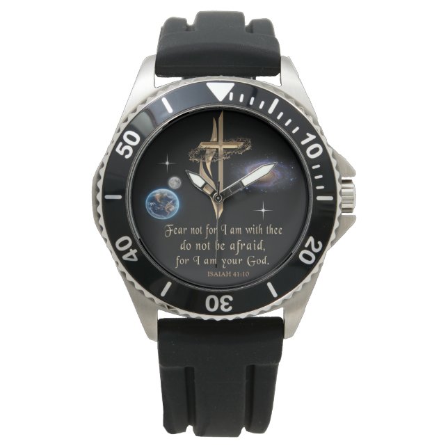 Reloj De Pulsera Escritura cristiana (Anverso)