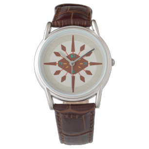 Reloj De Pulsera Escritura Moderna de Mediados del Siglo Viene Diam