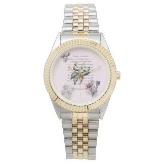 Reloj De Pulsera Escritura Piensa en Estas Cosas