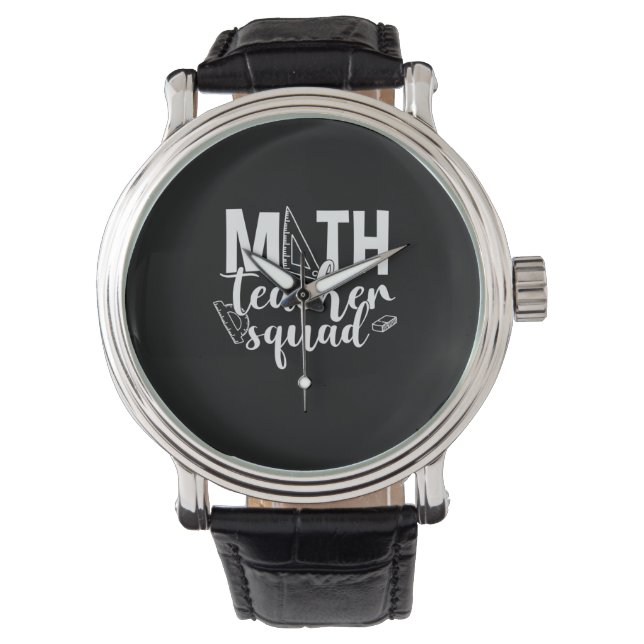 Reloj De Pulsera Escuadrón de Maestros Maestros Maestros Math (Anverso)