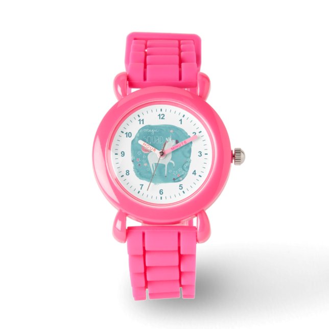 Reloj De Pulsera Escuadrón mágico de unicornio (Anverso)