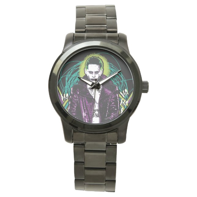 Reloj De Pulsera Escuadrón suicida | Gráfico de rock retro de bromi (Anverso)