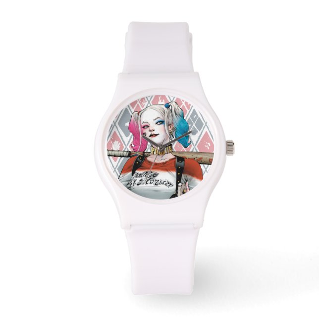 Reloj De Pulsera Escuadrón suicida | Harley Quinn (Anverso)