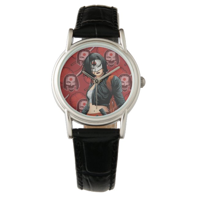 Reloj De Pulsera Escuadrón suicida | Katana Comic Book Art (Anverso)