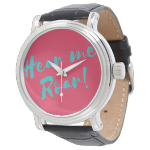 Reloj De Pulsera Escúchame el texto ruidoso