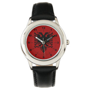 Reloj De Pulsera Escudo de armas albanés