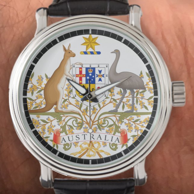 Reloj De Pulsera Escudo de armas australiano en un (Subido por el creador)