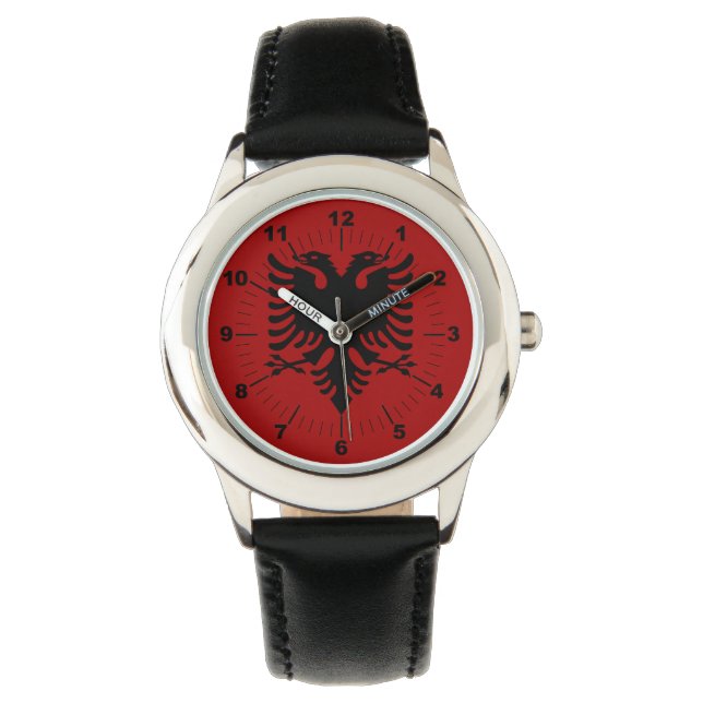 Reloj De Pulsera Escudo de armas de Albania (Anverso)