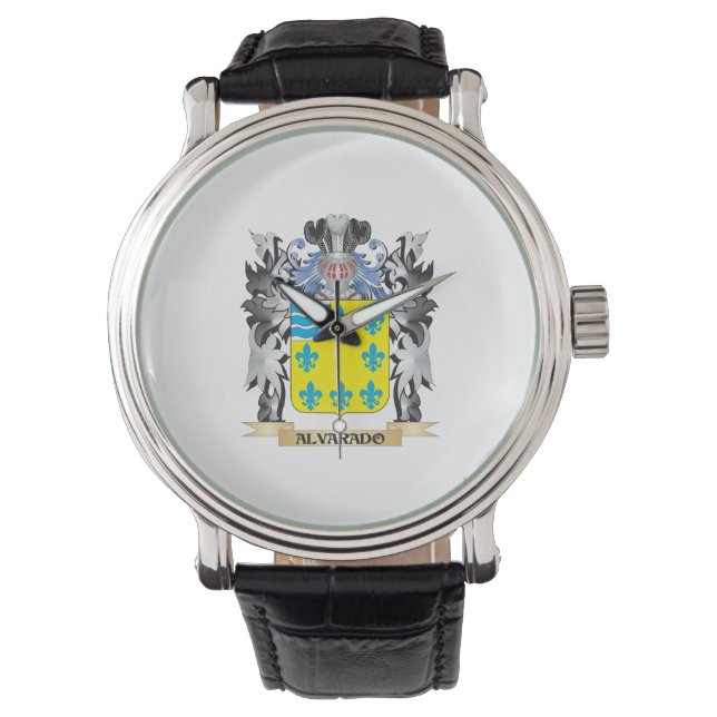 Reloj De Pulsera Escudo de armas de Alvarado - escudo familiar (Anverso)