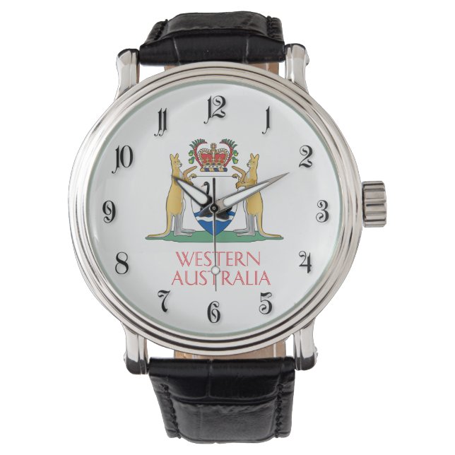 Reloj De Pulsera Escudo de armas de Australia Occidental (Anverso)