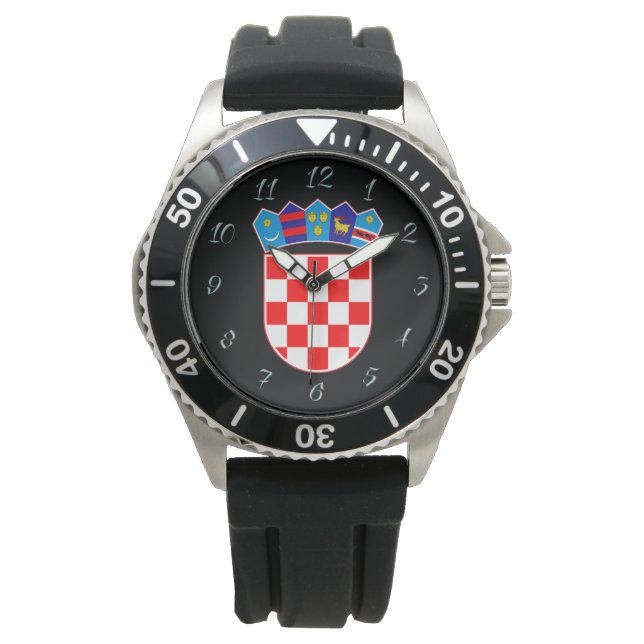 Reloj De Pulsera Escudo de armas de Croacia (Anverso)