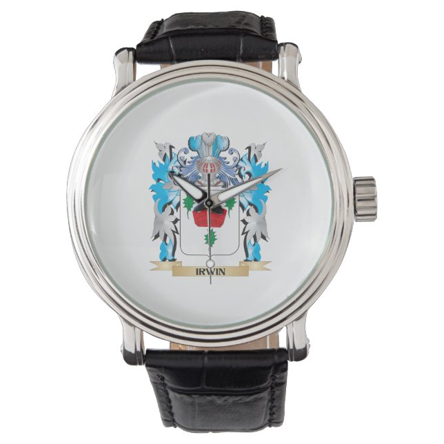 Reloj De Pulsera Escudo de armas de Irwin - Escudo familiar (Anverso)