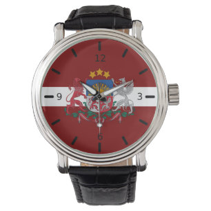 Reloj De Pulsera Escudo de armas de Letonia