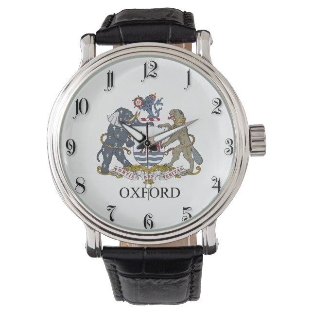 Reloj De Pulsera Escudo de armas de Oxford (Anverso)