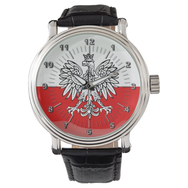 Reloj De Pulsera Escudo de armas de Polonia (Anverso)