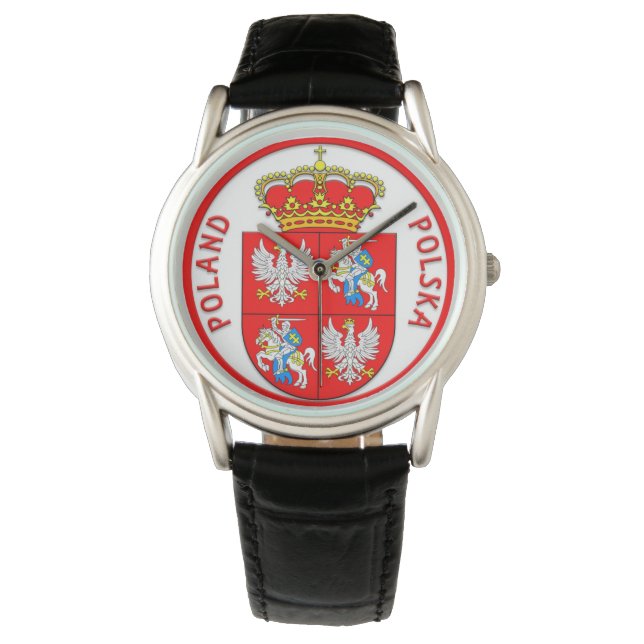 Reloj De Pulsera Escudo de armas de Polonia (Anverso)