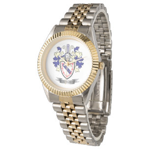 Reloj De Pulsera Escudo de armas del escudo de la familia de Leslie
