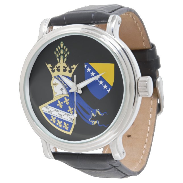 Reloj De Pulsera Escudo de armas del Reino de Bosnia (Angular)