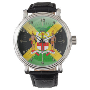 Reloj De Pulsera Escudo de armas jamaiquino