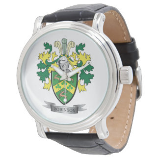 Reloj De Pulsera Escudo de armas Robinson