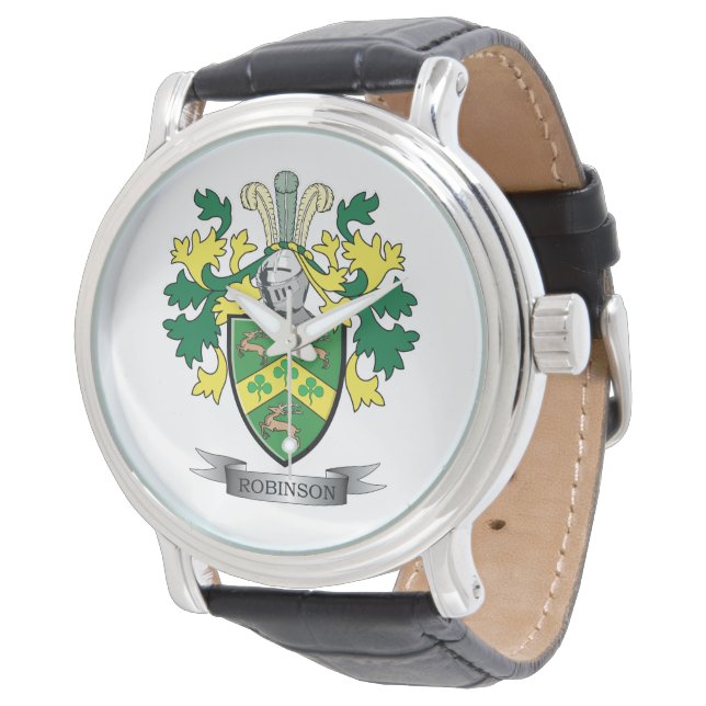 Reloj De Pulsera Escudo de armas Robinson (Angular)