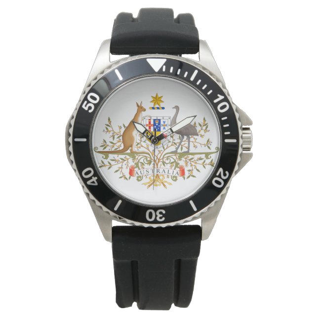 Reloj De Pulsera Escudo de Australia (Anverso)