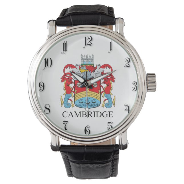 Reloj De Pulsera Escudo de Cambridge (Anverso)