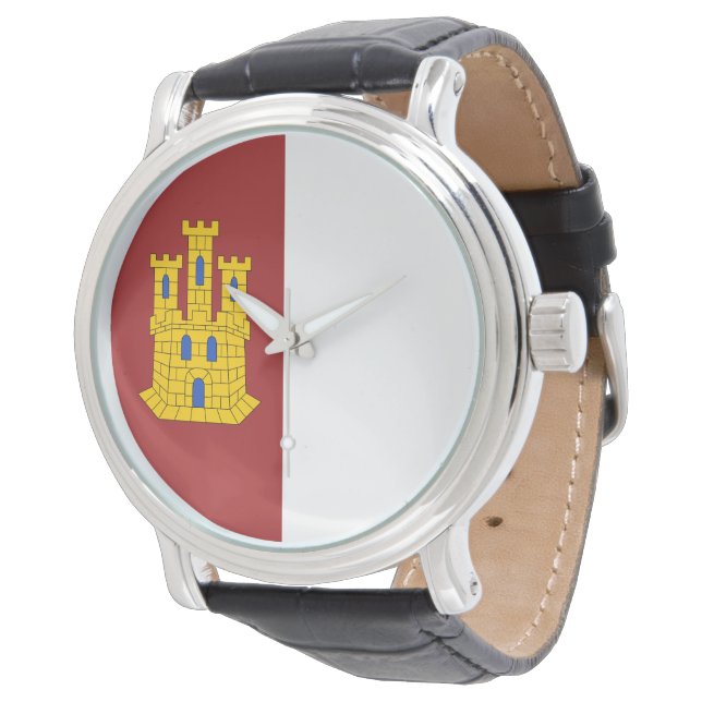 Reloj De Pulsera Escudo de Castilla La Mancha - España (Angular)