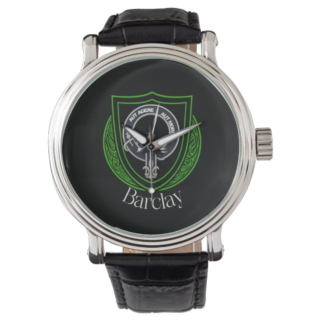Reloj De Pulsera Escudo de Clan de Barclay Scottish (Anverso)