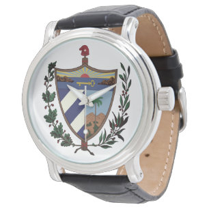 Reloj De Pulsera Escudo de Cuba