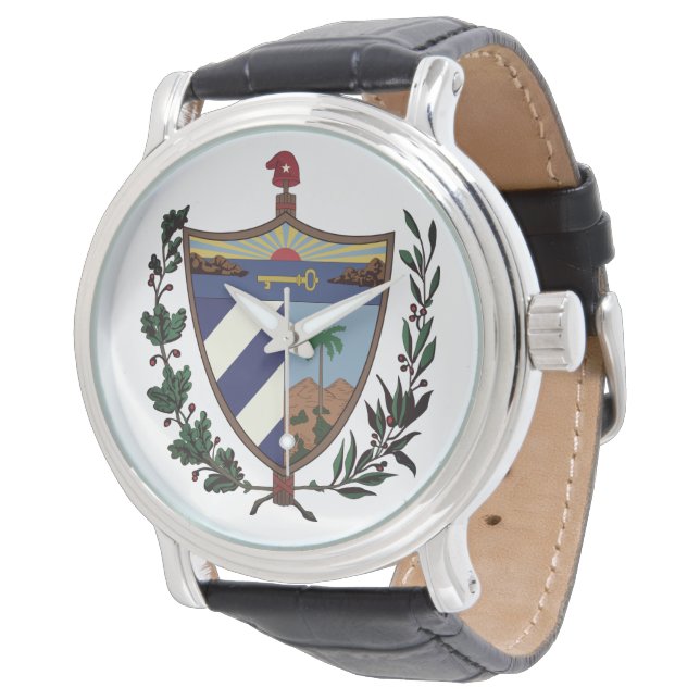 Reloj De Pulsera Escudo de Cuba (Angular)