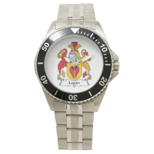 Reloj De Pulsera Escudo de la familia de Logan