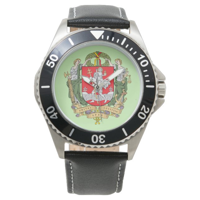 Reloj De Pulsera Escudo de Vilna, Lituania Watch (Anverso)