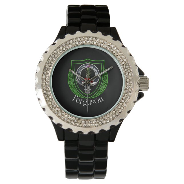 Reloj De Pulsera Escudo del Clan Escocés Ferguson (Anverso)
