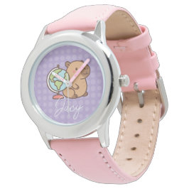 Reloj De Pulsera Escuela de carpinchos de niños lindos