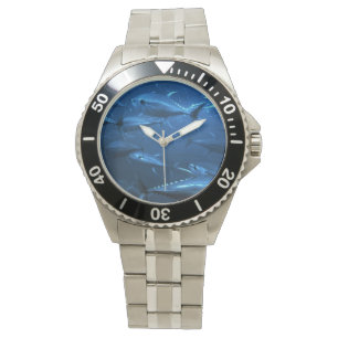 Reloj De Pulsera Escuela del atún de trucha salmonada