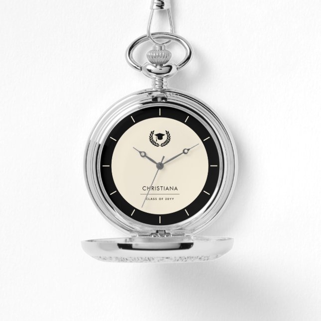 Reloj De Pulsera Escuela personalizada y graduación universitaria e (Anverso)