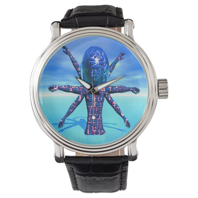 Reloj De Pulsera Escultura alienígena (Anverso)