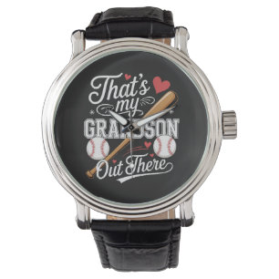 Reloj De Pulsera Ese es mi nieto ahí fuera Béisbol