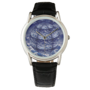Reloj De Pulsera Esfera 3D de nube abstracta
