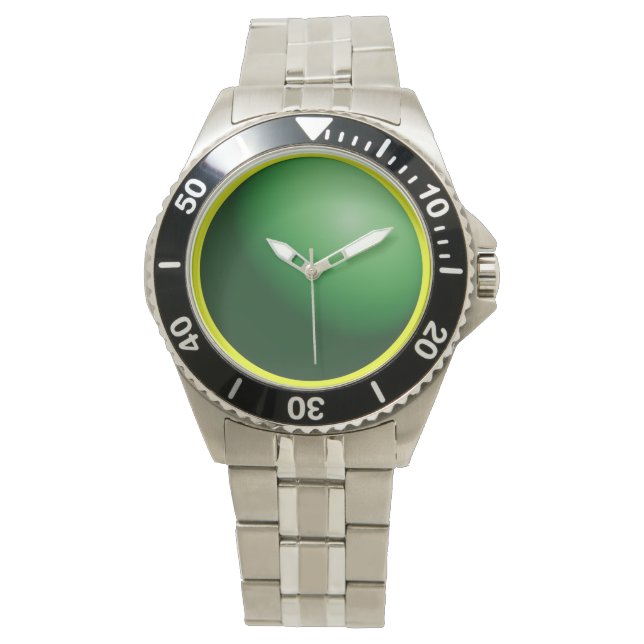Reloj De Pulsera Esfera Verde (Anverso)