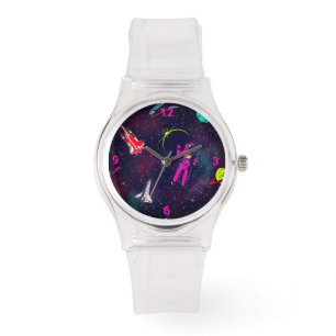 Reloj De Pulsera Espacio astronauta Chica