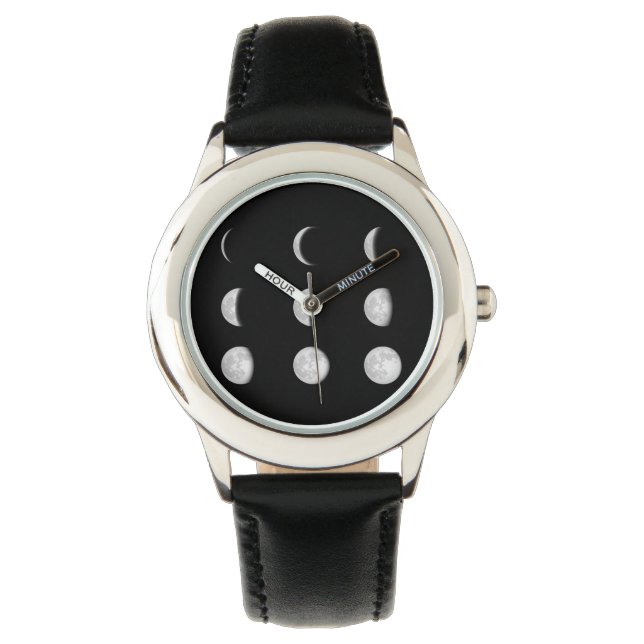 RELOJ DE PULSERA ESPACIO DE FASES DE LA LUNA (Anverso)